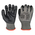 EN388 ANSI A5 Cut Resistant Foam Nitril Palmenbeschichtete industrielle Sicherheitsarbeit Handschuhe